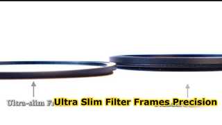 Ultraschlanker Filterrahmen